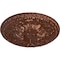 Ekena Millwork Amelia Ceiling Medallion (Fits Canopies up to 2 3/8"), Hand-Painted Copper Penny, 19 5/8"OD x 3/4"P CM20AMCPS - alternate 2